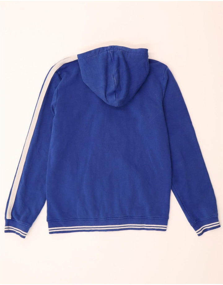 ELLESSE Boys Graphic Zip Hoodie Sweater 13-14 Years Blue Cotton Vintage Ellesse and Second-Hand Ellesse from Messina Hembry 