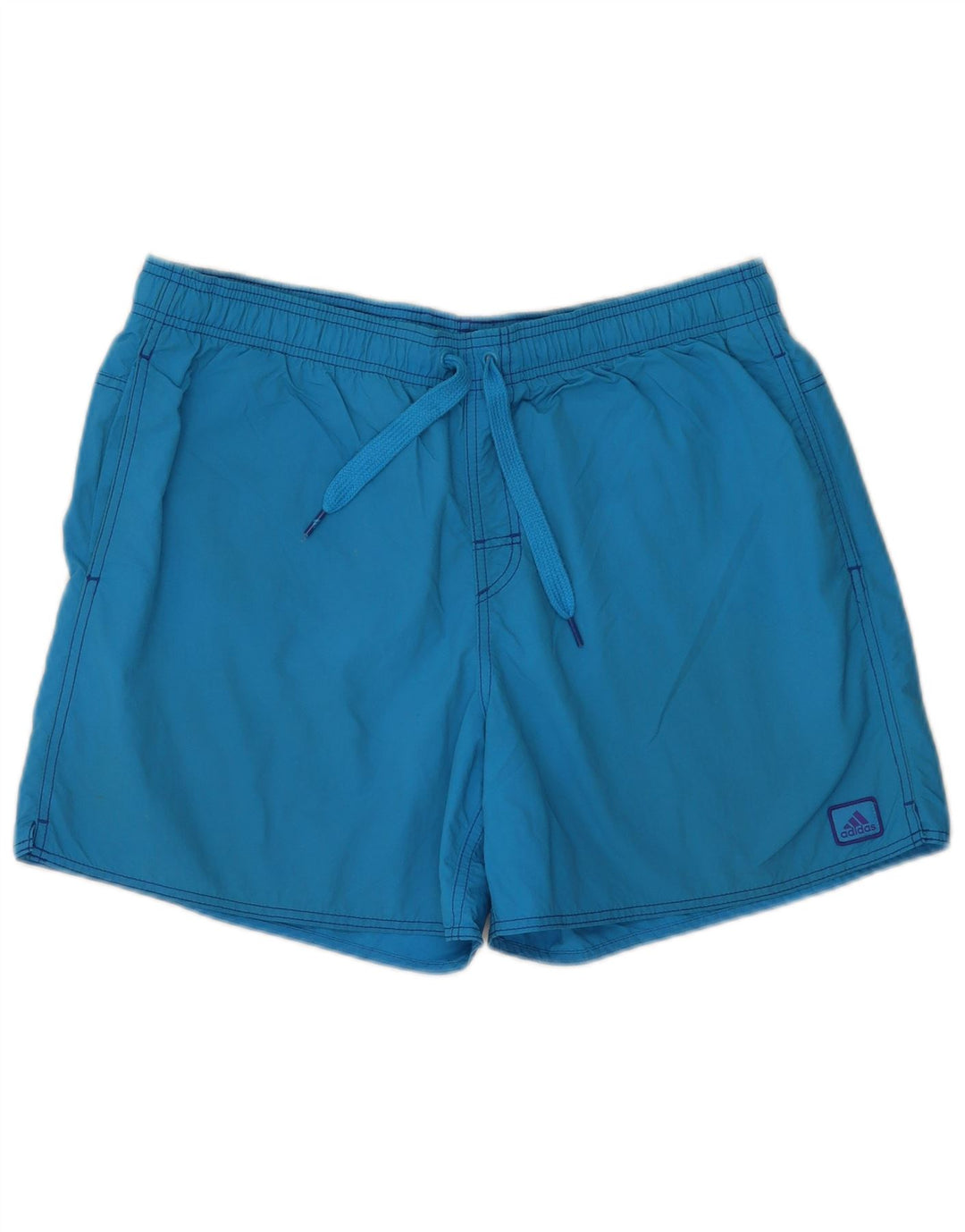 Shorts de natação masculino Adidas grande azul nylon