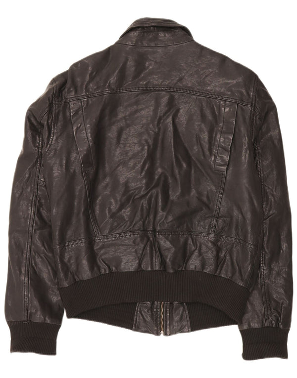 Jaqueta bomber militar vintage masculina UK 40 grande preta