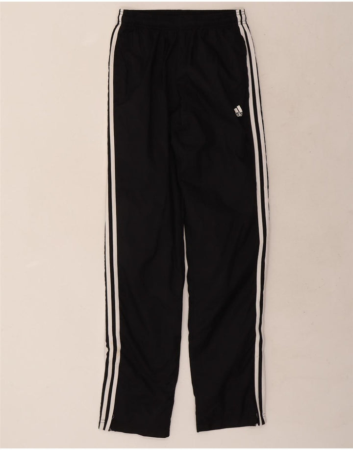 Calças de treino femininas Adidas UK 10 pequenas pretas