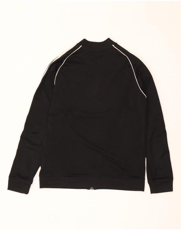 Casaco de treino Adidas para meninas 11-12 anos preto poliéster