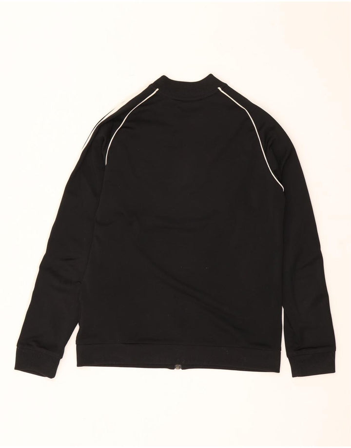 Casaco de treino Adidas para meninas 11-12 anos preto poliéster