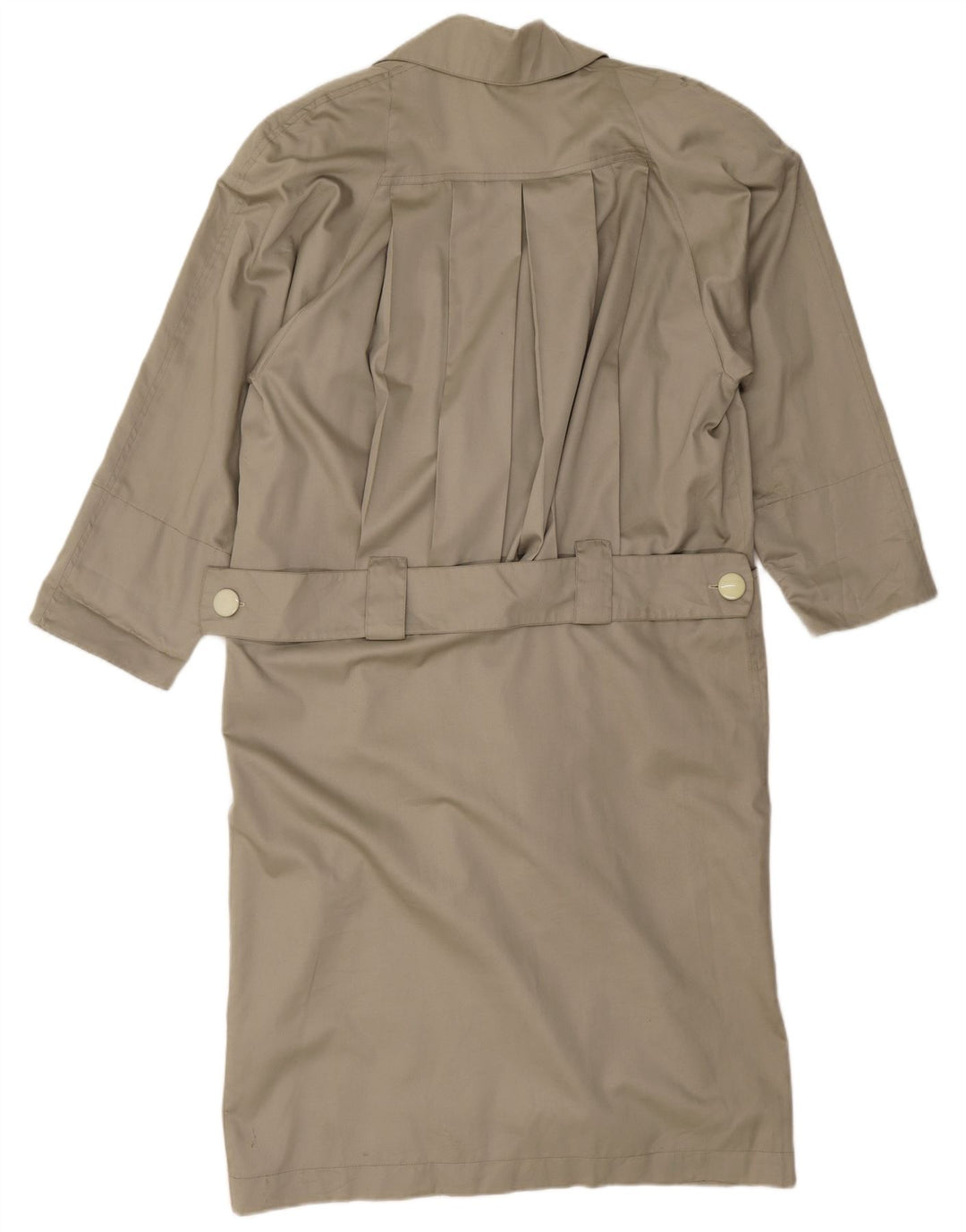 Casaco impermeável feminino vintage UK 18 XL cinza