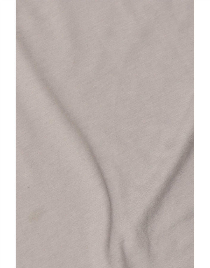 Pulôver masculino Nike Dri Fit padrão com zíper e gola alta cinza