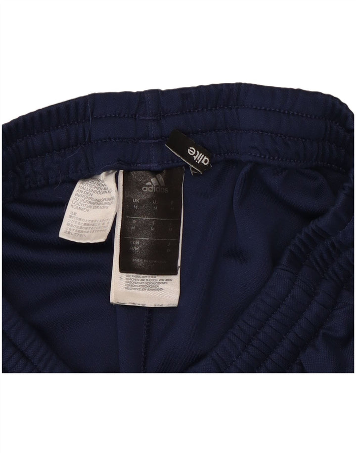 Calça de treino masculina Adidas Climalite médio azul marinho poliéster