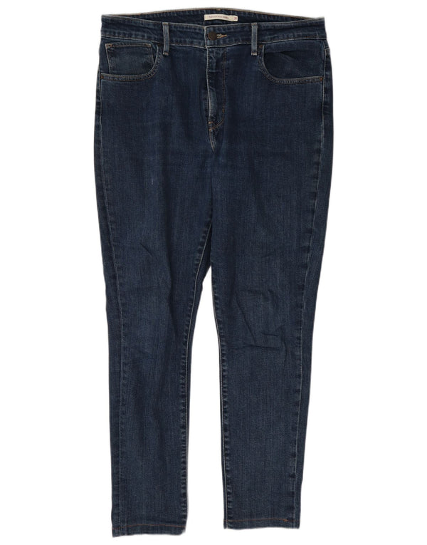 Calça jeans feminina Levi's 721 High Rise Skinny W31 L28 azul marinho algodão