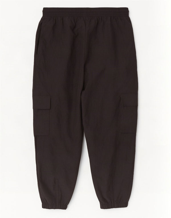 Adidas Mulheres Cargo Calças de treino Joggers UK 24/26 2XL Preto