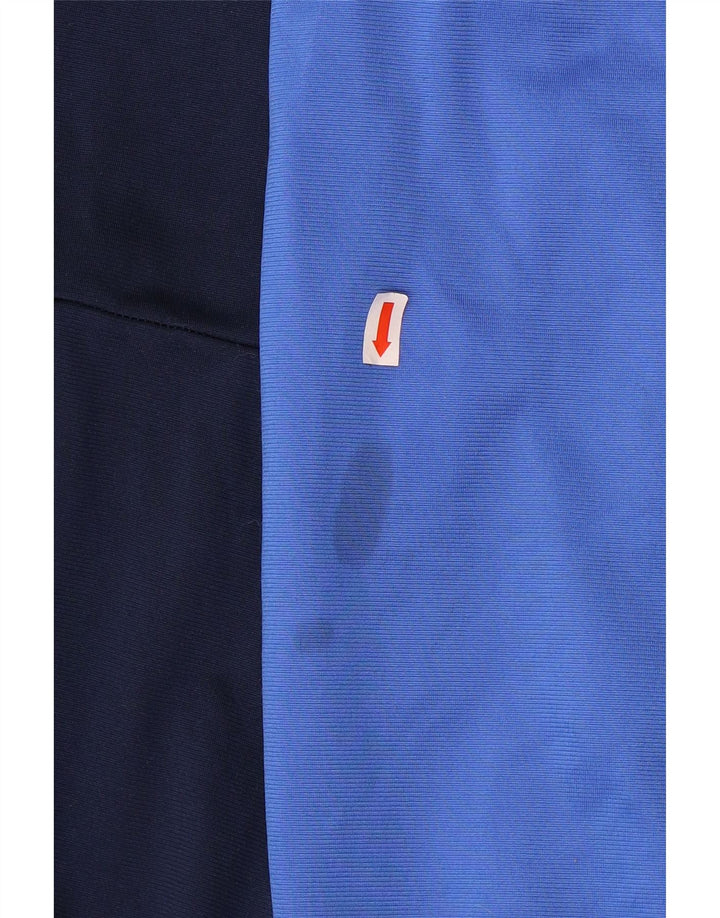 Adidas Mens Tracksuit Top Jacket Médio Azul Marinho Colorblock