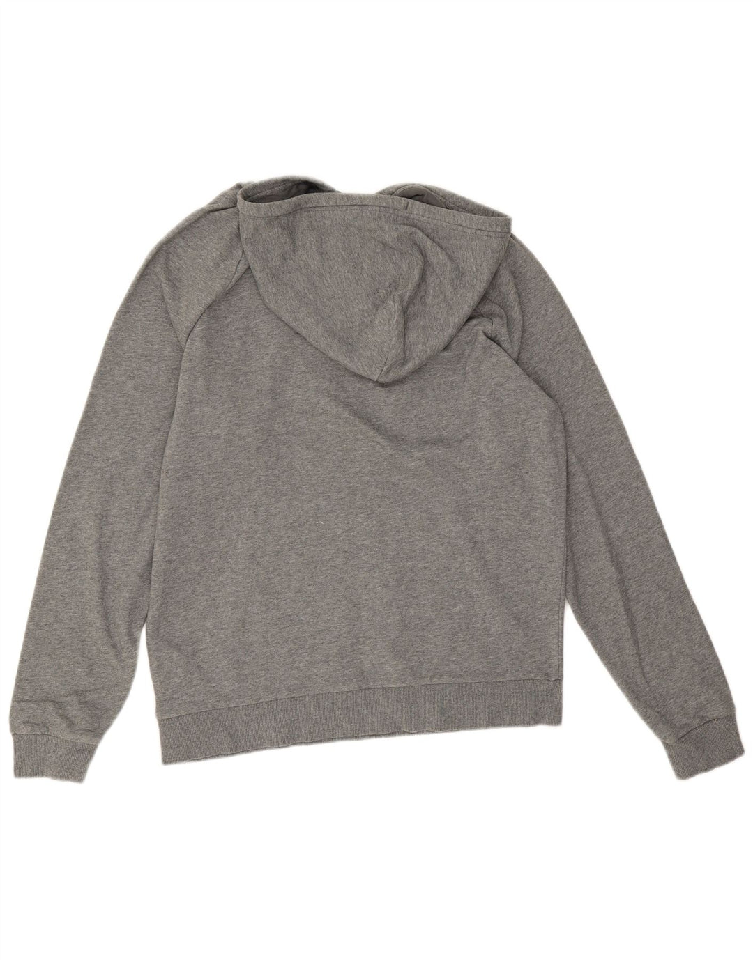 Under Armour Masculino moletom com capuz cinza médio algodão manchado