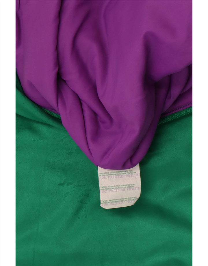 Macacão de esqui feminino Brugi IT 48 XL verde colorblock poliéster retrô