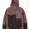 Jaqueta de esqui masculina Helly Hansen com capuz UK 36 pequena cinza Colourblock poliamida