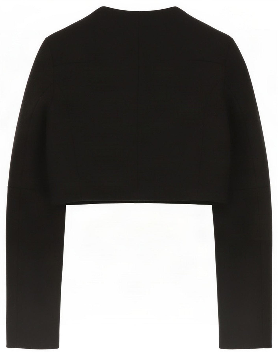 Elisabetta Franchi Jaqueta Bolero Feminina IT 44 Lã Preta Média