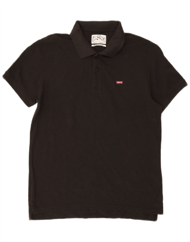 Camisa polo masculina LEVI'S Classic Fit preta média
