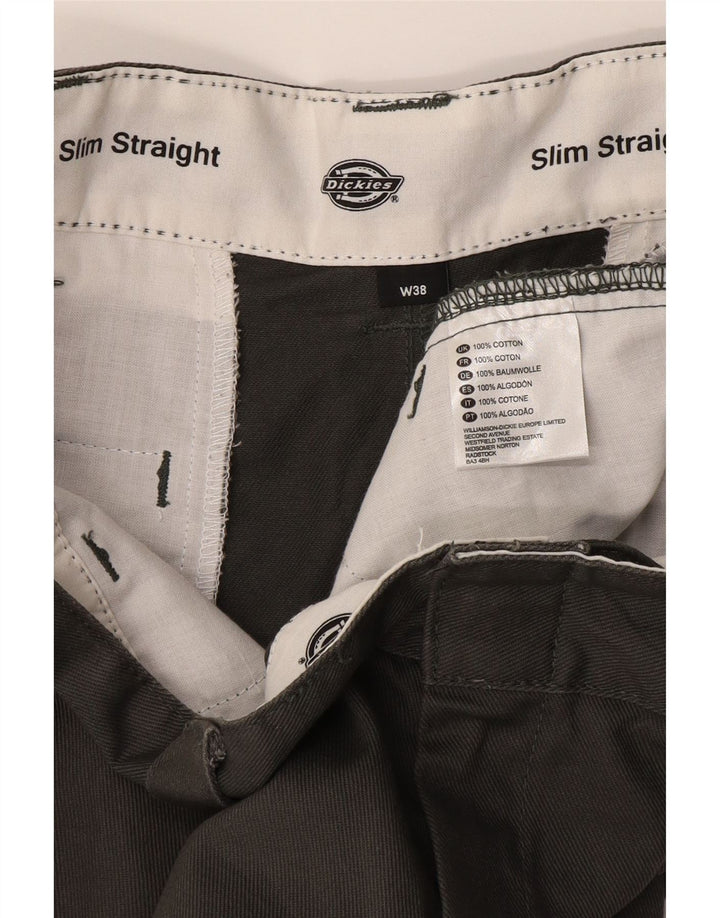 Shorts Chino Masculino Dickies W38 XL Algodão Cinza