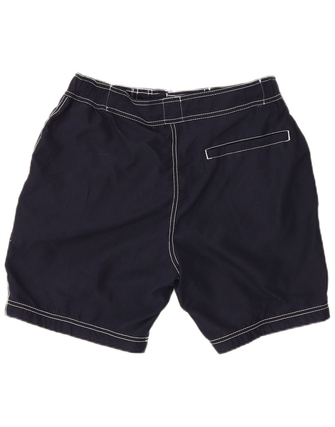 Shorts de natação masculino Superdry Graphic Regular grande poliéster azul marinho