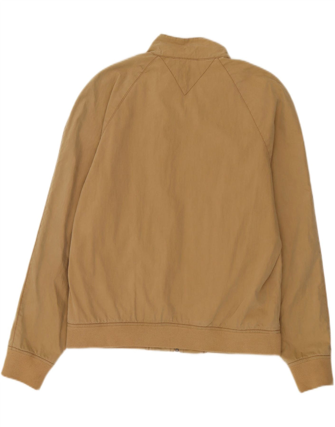 Jaqueta bomber masculina Tommy Hilfiger Reino Unido 38 algodão bege médio