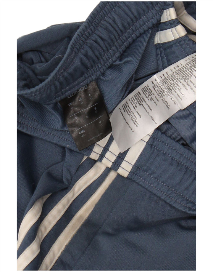 Calça Adidas Mens Treino Poliéster Azul Médio