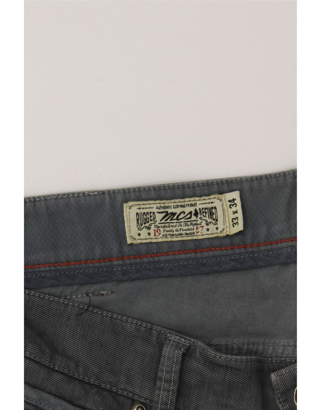 MARLBORO CLASSICS Womens Regular Tapered Jeans W33 L28 Grey Cotton Vintage Marlboro Classics and Second-Hand Marlboro Classics from Messina Hembry 