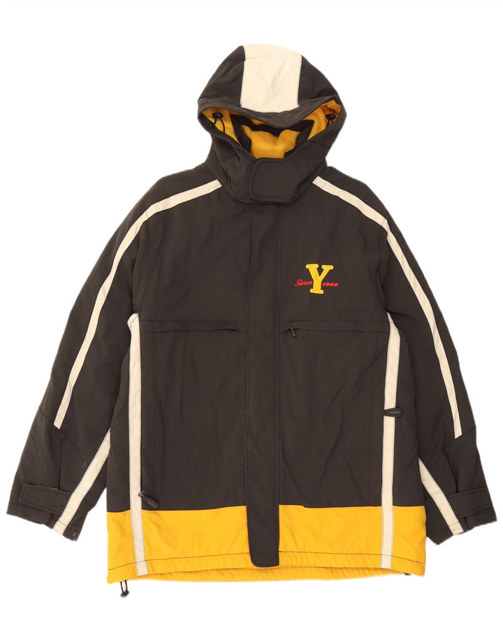 Jaqueta corta-vento gráfica Invicta Boys 15-16 anos preto poliamida