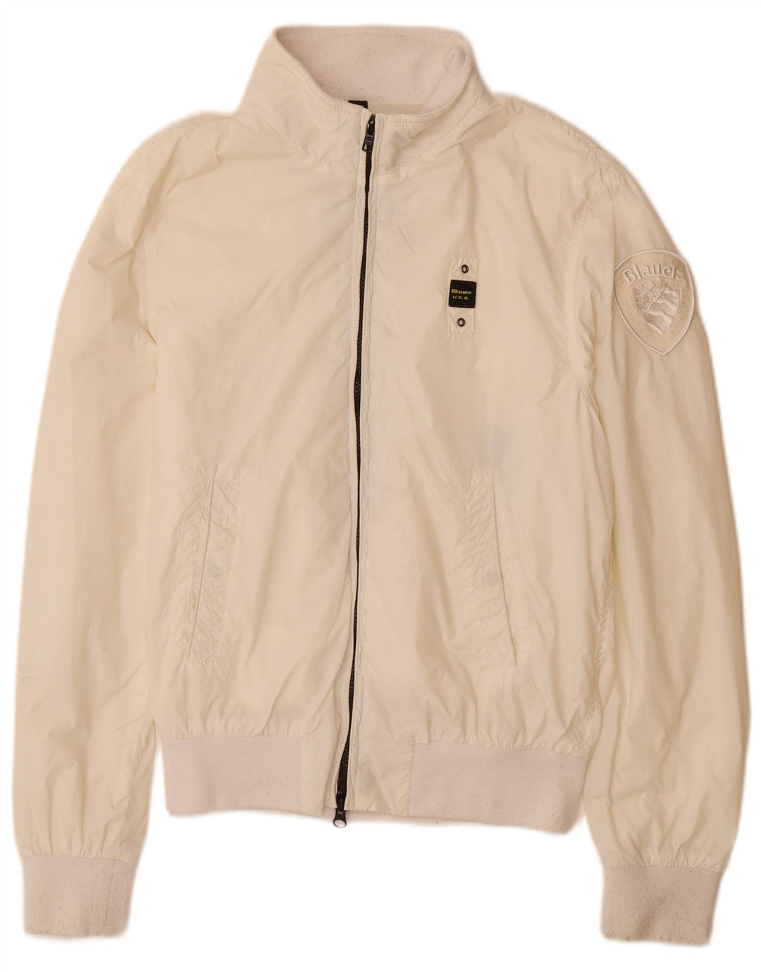 Jaqueta bomber feminina BLAUER UK 14 poliamida branca média