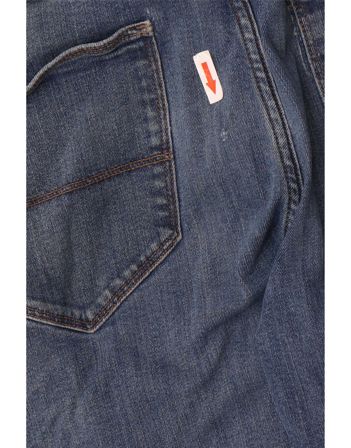 Jeans retos masculinos Marks & Spencer W34 L29 algodão azul