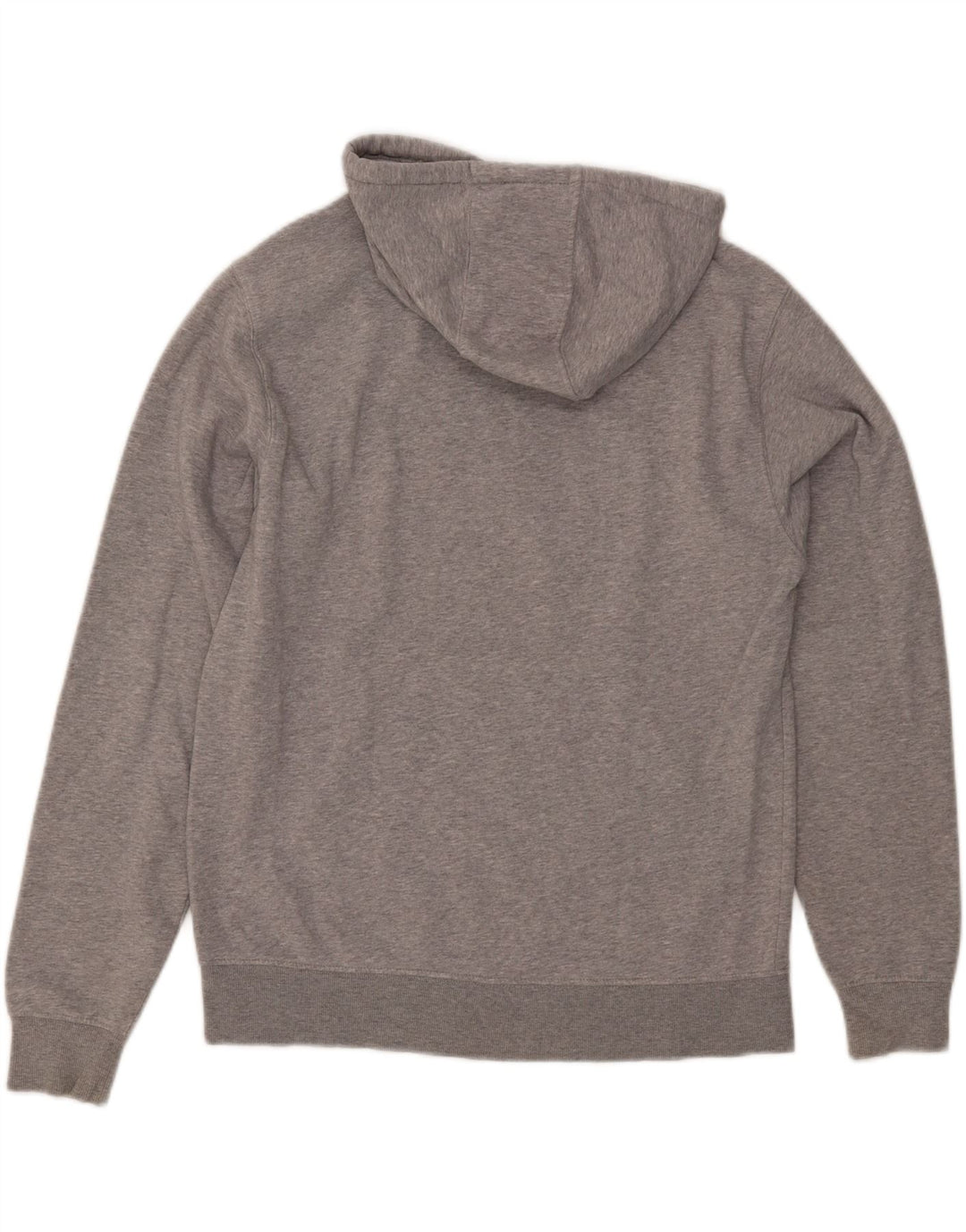 Suéter masculino com capuz gráfico DICKIES algodão manchado cinza médio
