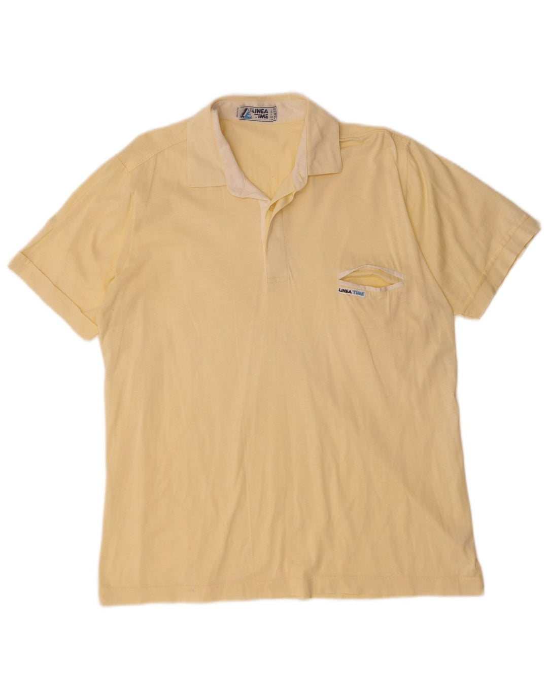Camisa polo masculina LINEA TIME IT 50 amarelo médio