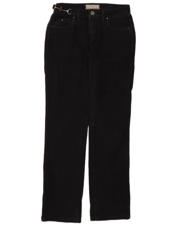 TRUSSARDI Womens Straight Jeans W26 L29 Black Cotton