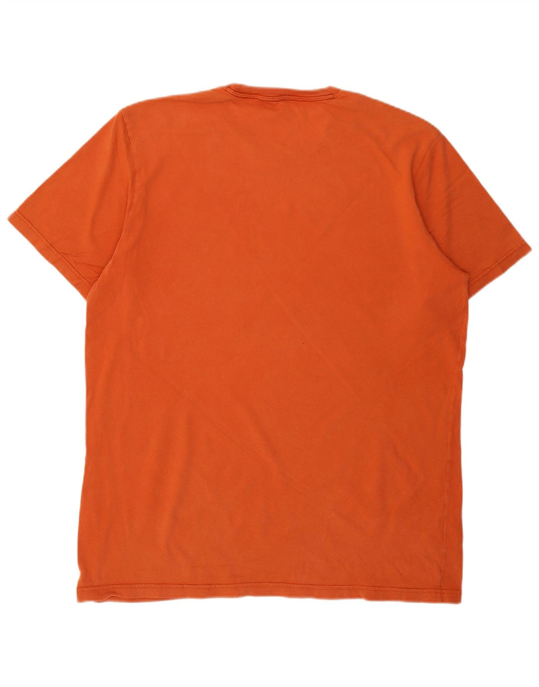 Camiseta masculina alta com estampa Eddie Bauer, grande algodão laranja