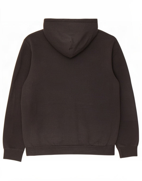 Adidas Mens Hoodie Jumper Grande Algodão Preto