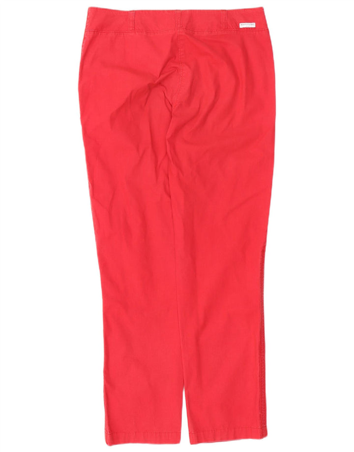 Calça chino feminina MURPHY & NYE W30 L29 algodão vermelho