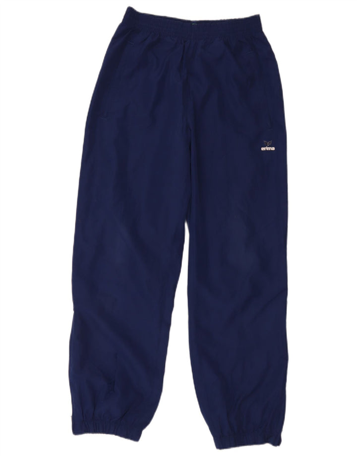 Calça de treino feminina Erima Joggers UK 10 pequeno azul marinho poliéster