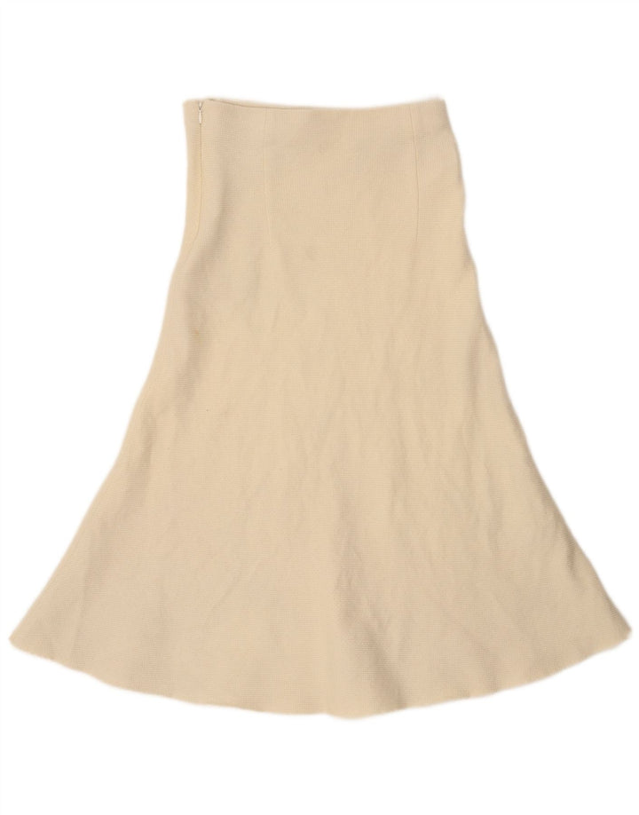 Saia feminina Zara em malha A-Line pequena W26 bege