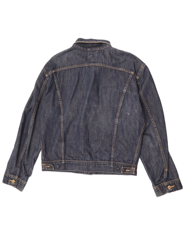 Jaqueta jeans masculina Lee UK 40 grande algodão azul marinho
