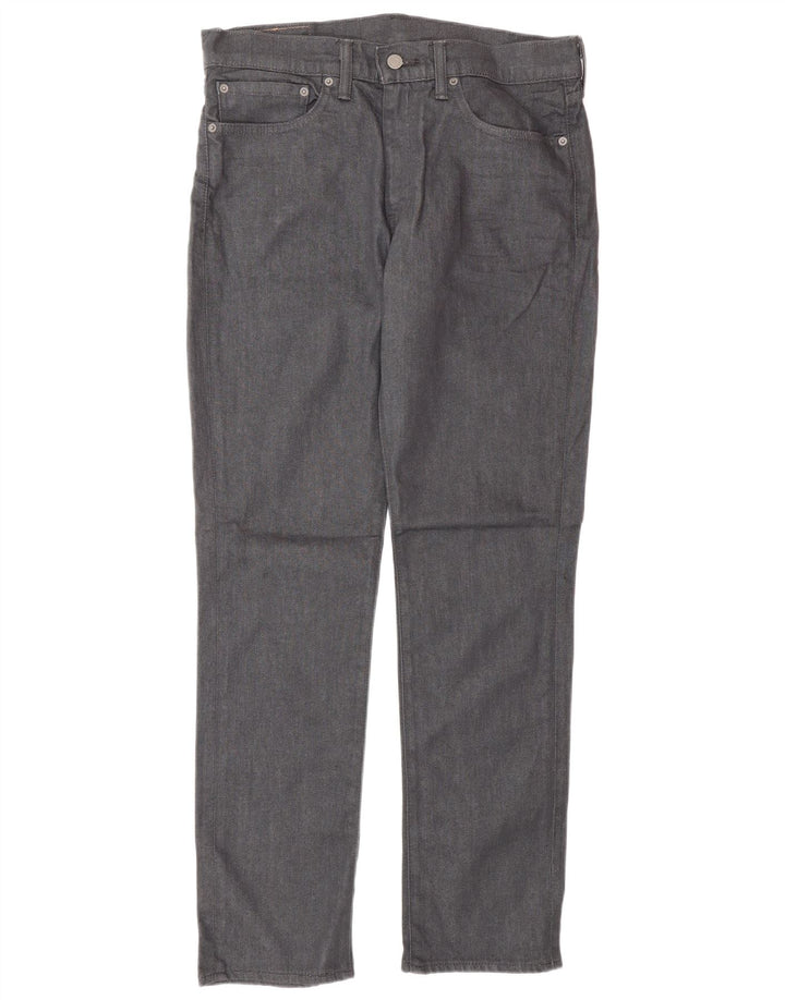 Calça Jeans Levis 511 Slim Masculina W34 L32 Cinza Algodão