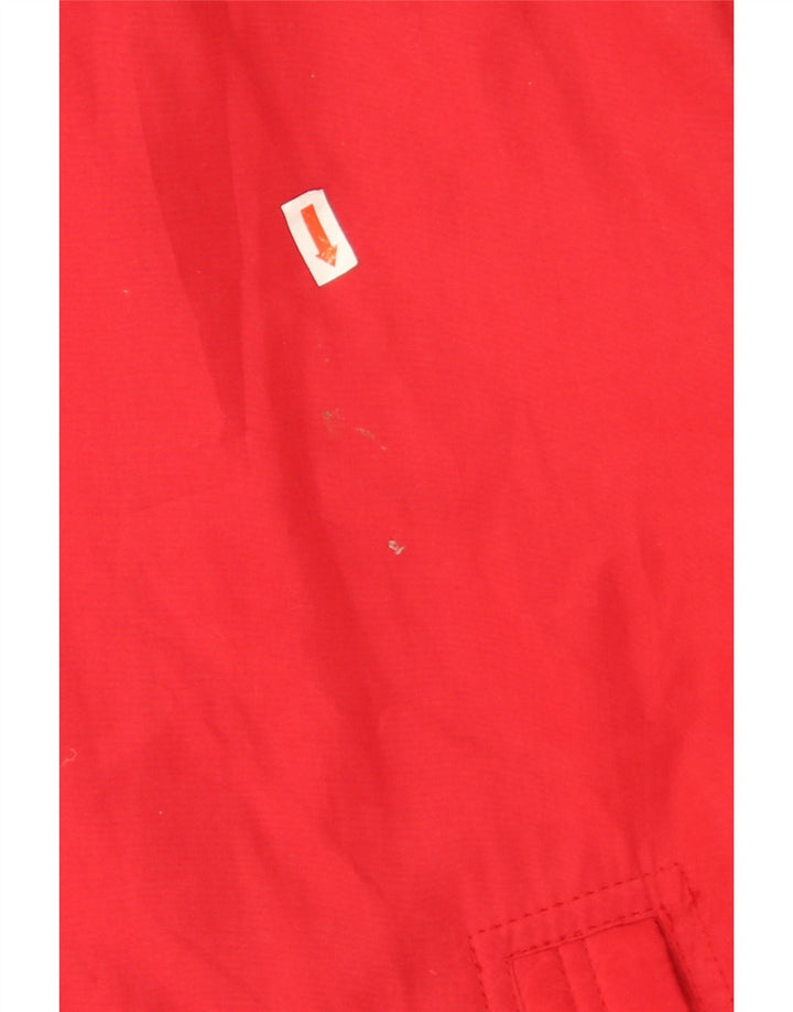 Jaqueta acolchoada masculina Polbot Loose Fit UK 38 poliéster vermelho médio