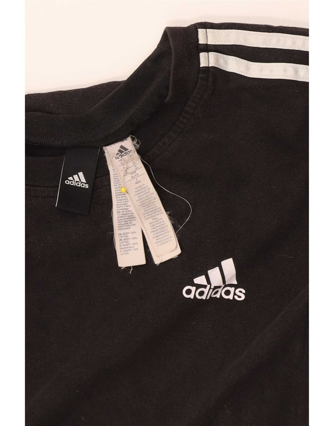 Camiseta masculina Adidas Top XL algodão preto