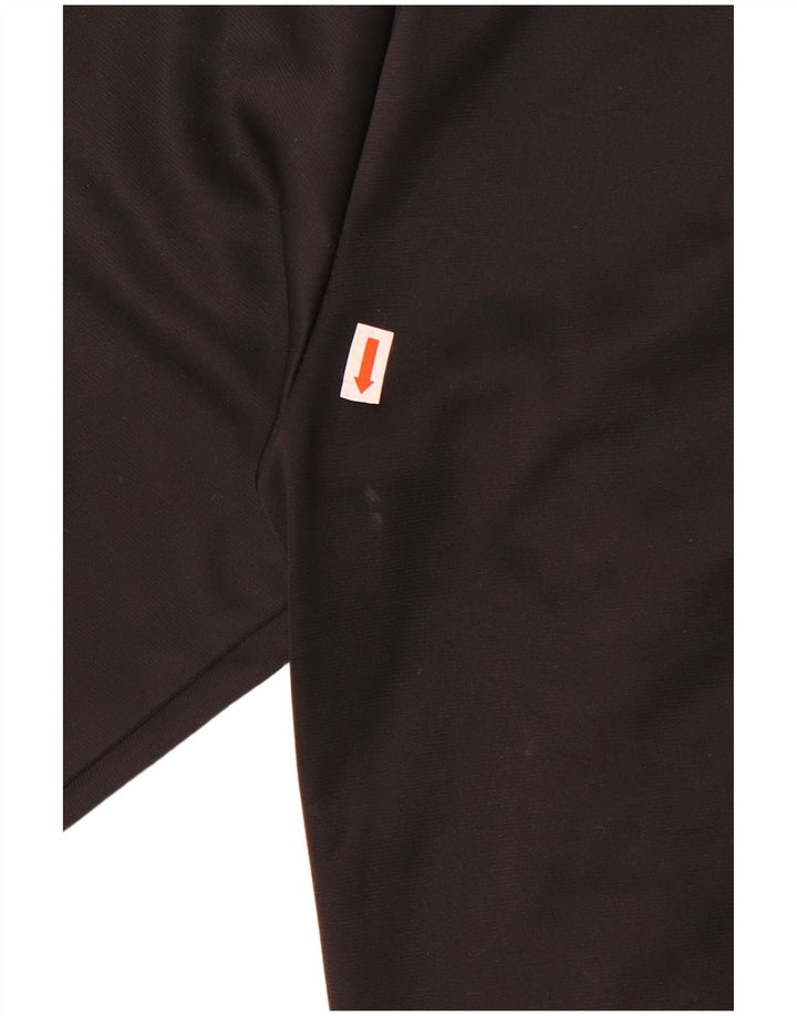 Fila Mens Graphic Tracksuit Top Jacket Pequeno Poliéster Preto