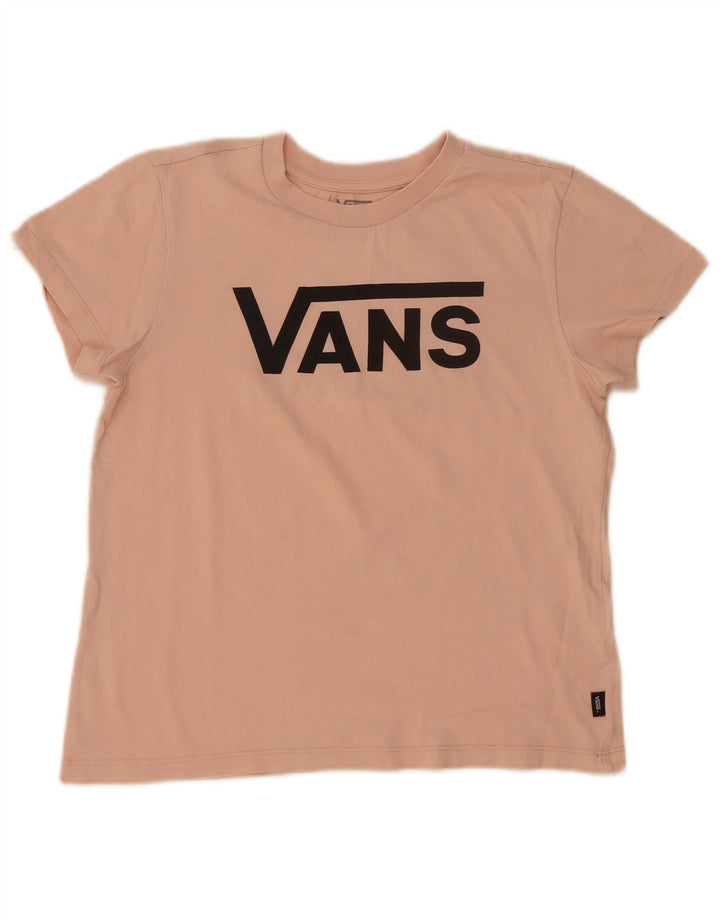 Camiseta Vans Feminina Graphic UK 10 Pequena Rosa