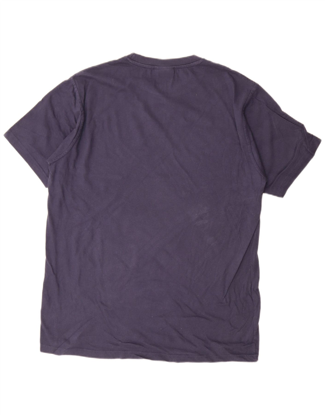 Camiseta gráfica masculina Weird Fish Top grande algodão azul marinho