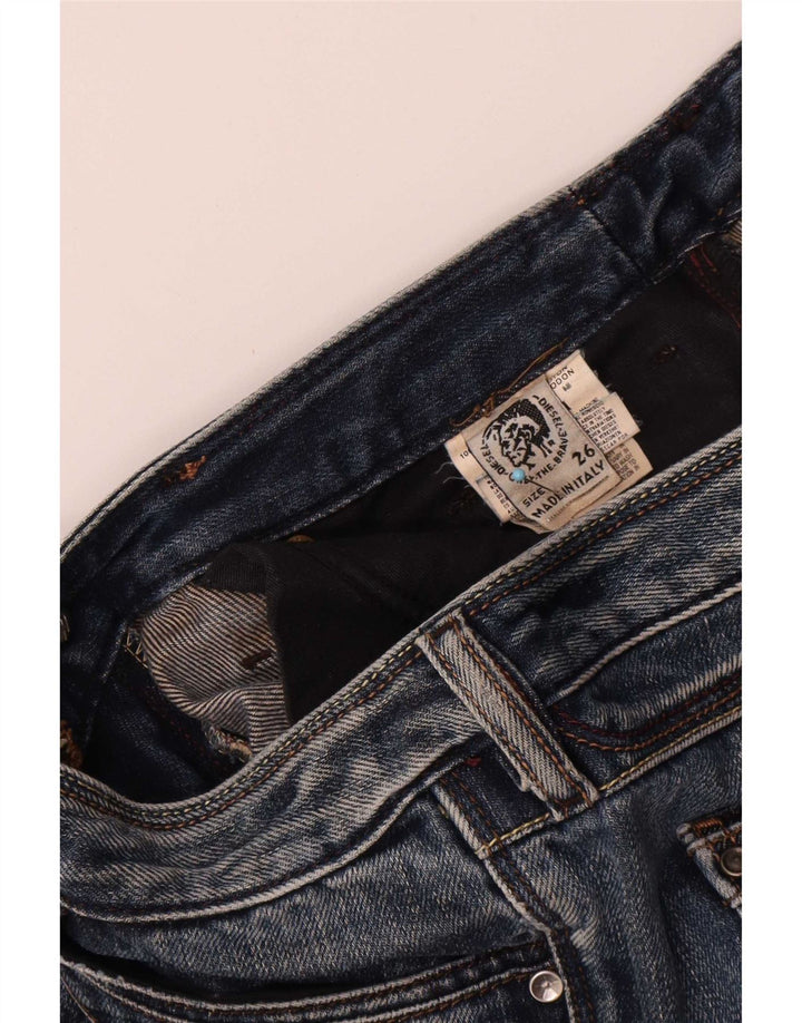 Diesel feminino bootcut jeans W26 L31 azul algodão