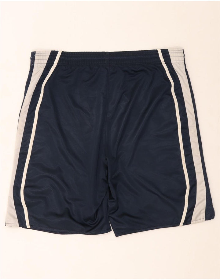 Shorts esportivos masculinos REEBOK XL azul marinho bloco colorido