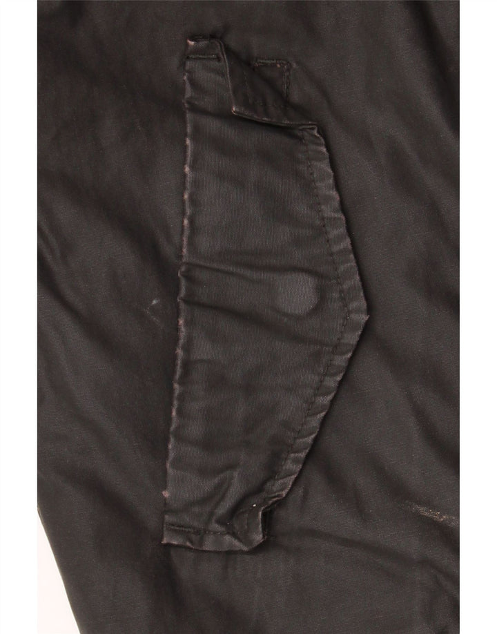 Jaqueta bomber masculina Zara UK 40 grande algodão marrom