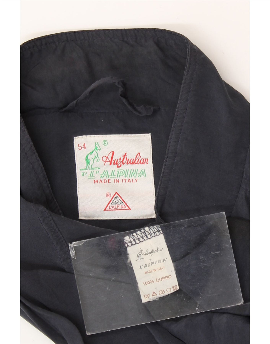 Jaqueta bomber masculina AUSTRALIAN L'ALPINA IT 54 2XL Azul marinho Cupro
