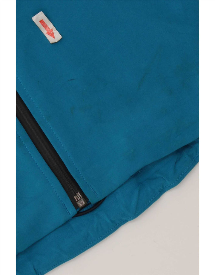 Jaqueta de chuva masculina com capuz The North Face UK 40 grande azul