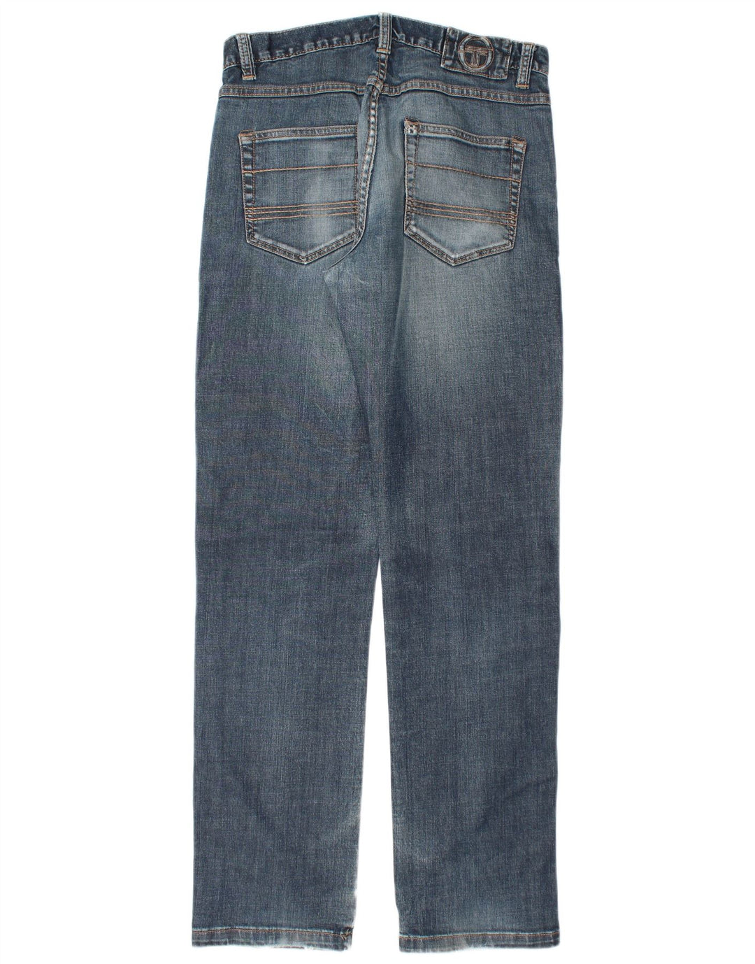 SERGIO TACCHINI Jeans reto masculino W34 L34 algodão azul