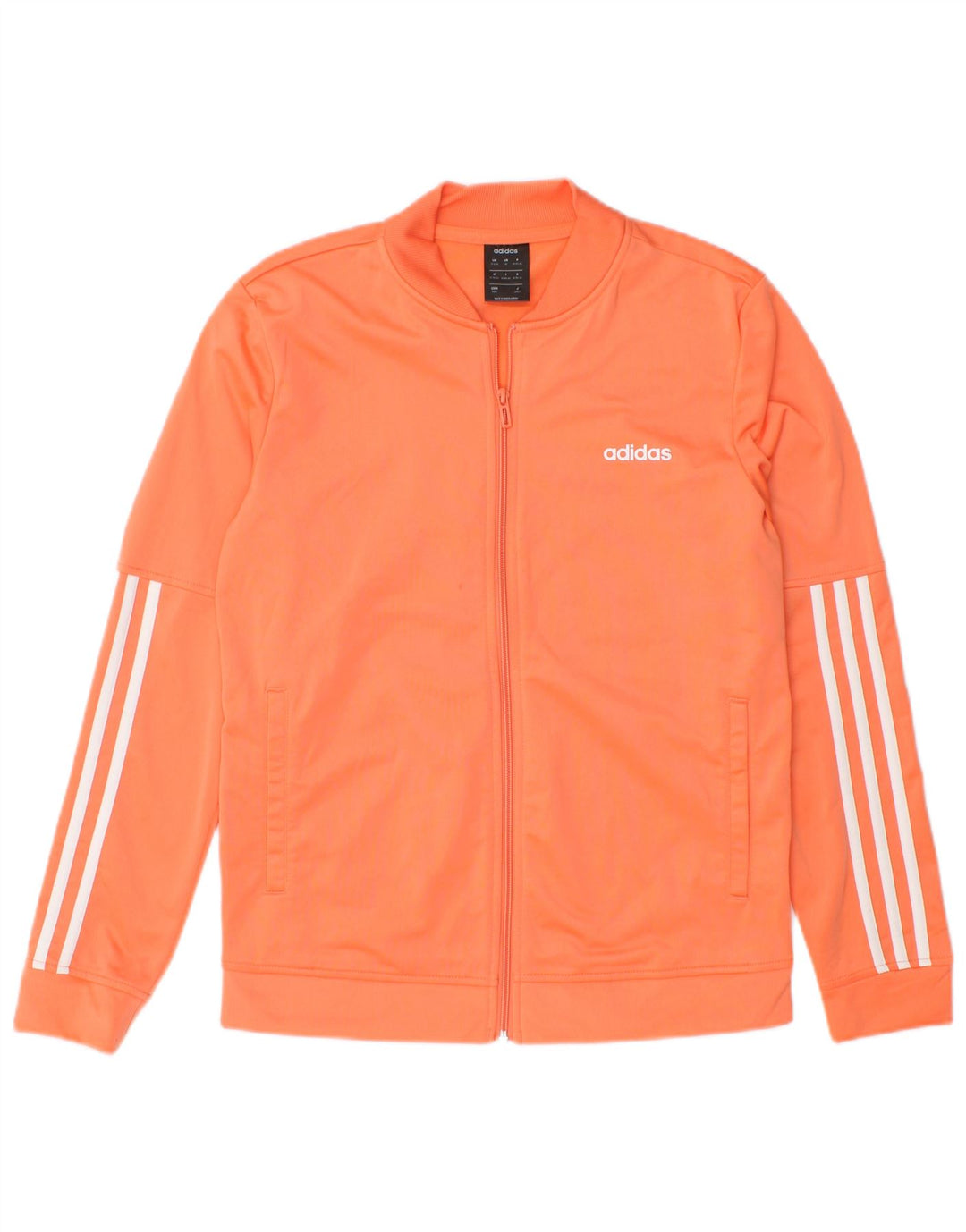 ADIDAS Womens Full Tracksuit UK 12/14 Médio Laranja Poliéster
