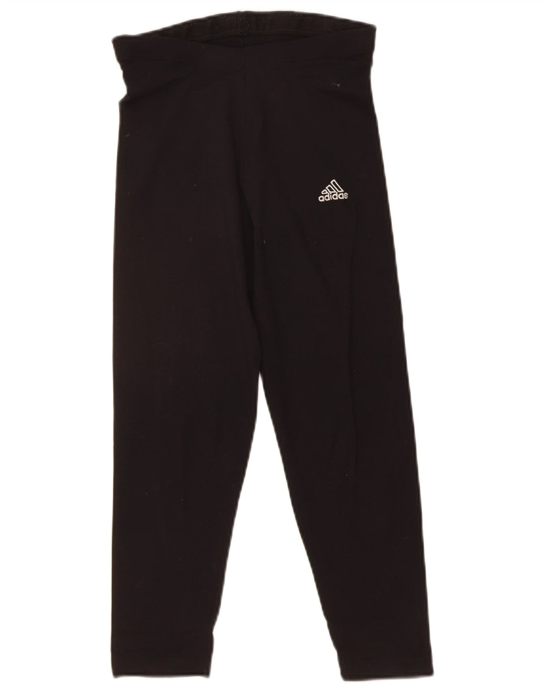 ADIDAS Womens Leggings UK 10 Small Black Poliamida