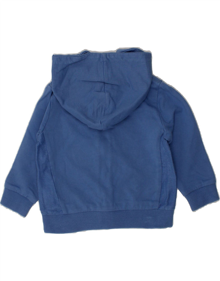 GUESS Baby Boys Graphic Zip Neck Jumper Sweater 9-12 Months Blue Cotton Vintage Guess and Second-Hand Guess from Messina Hembry 