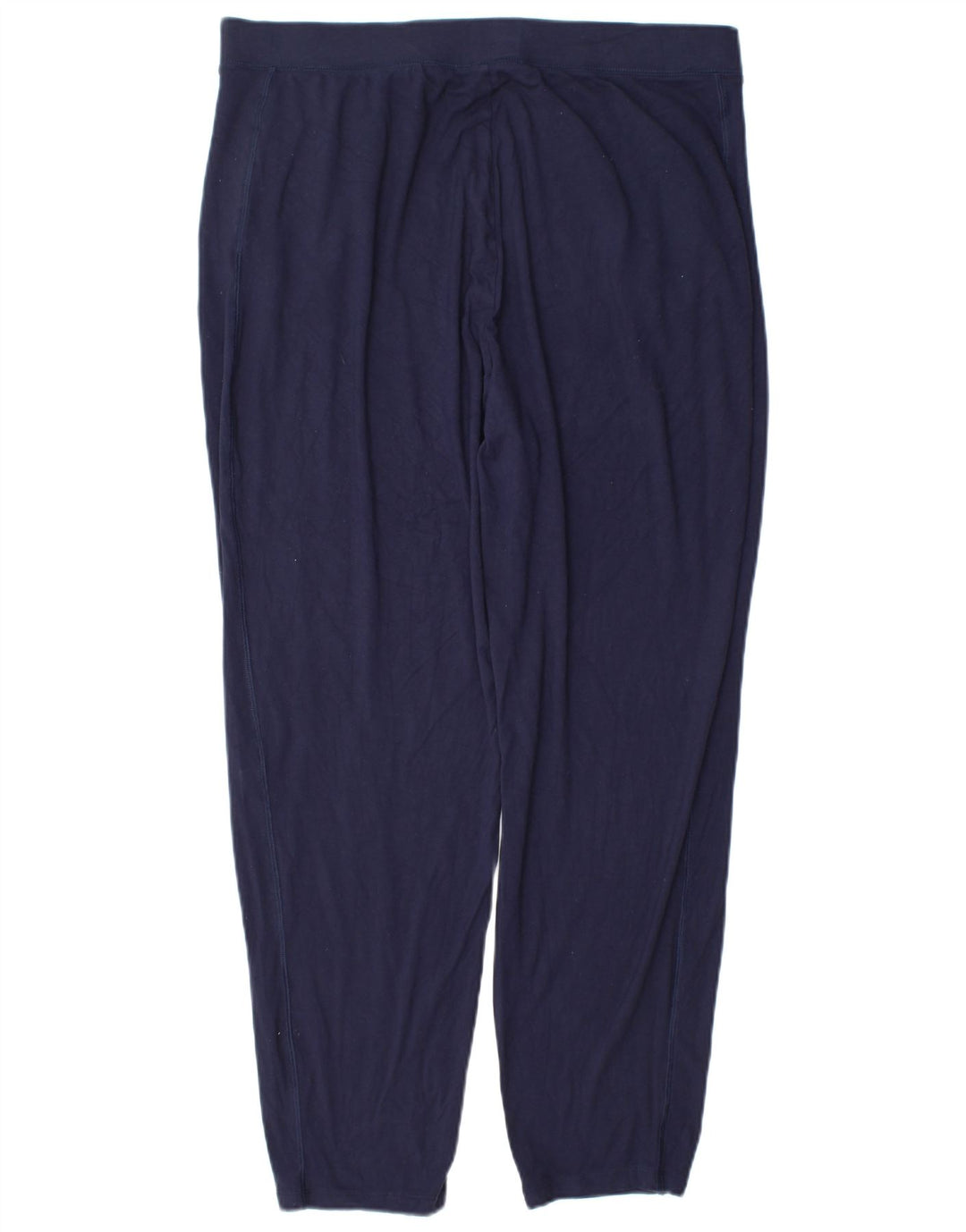 Calça de treino feminina Marks & Spencer Reino Unido 16 grande viscose azul marinho